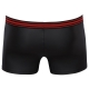 Boxer avec zip Tillio Noir-Rouge