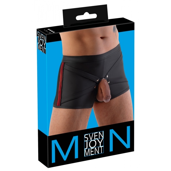 Boxer shorts with cockring Ringo Black