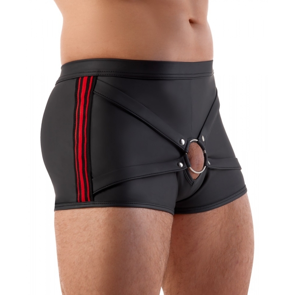 Boxer shorts with cockring Ringo Black