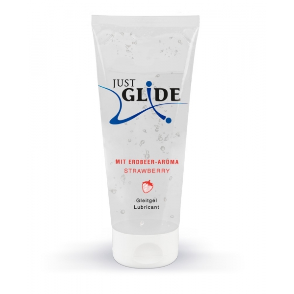 Lubrificante Just Glide al gusto di fragola 200ml