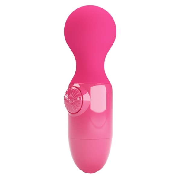 Mini bacchetta Little Cute Pretty Love 12cm Rosa Fluo