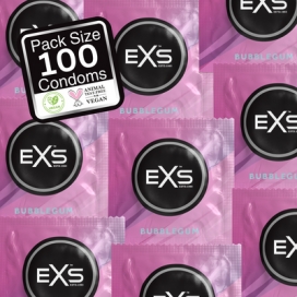 EXS Préservatifs aromatisés BUBBLEGUM x 100