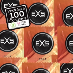 EXS Preservativi aromatizzati alla cola x100