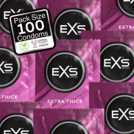 EXS Preservativos gruesos EXTRA SEGUROS x100