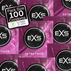 EXS EXTRA VEILIGE dikke condooms x100