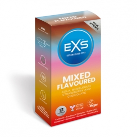Aromatisierte Kondome Mixed Flavours x12