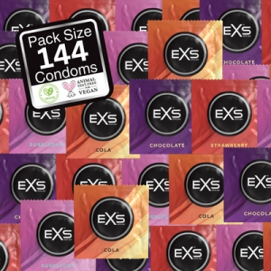 EXS Flavored Condoms Mixed Flavours x144