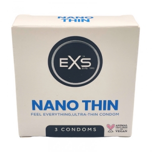 EXS Nano Thin Condooms x3