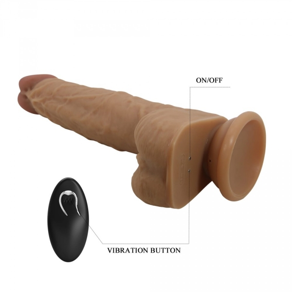 Jonathan Pretty Love Consolador Vibrador 15 x 3,7 cm