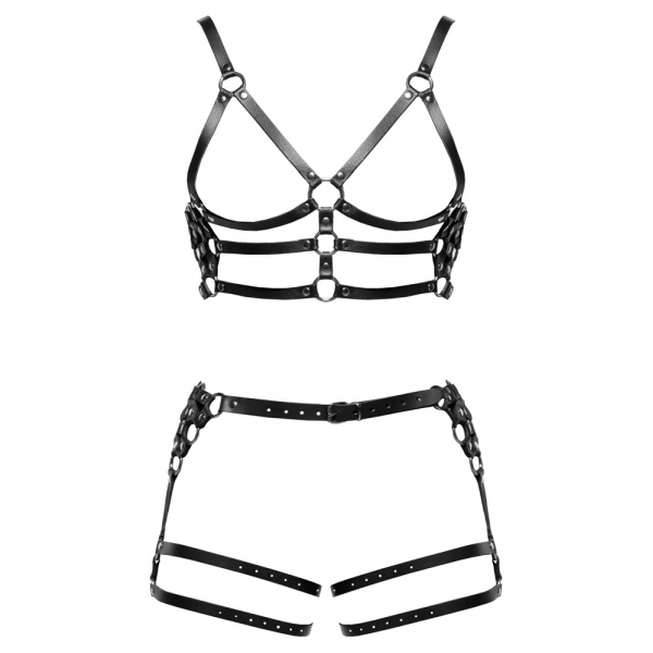 Leather Harness Set M/L