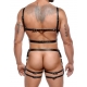 Harnais En Cuir Torse et Cuisses Leatherset M/L