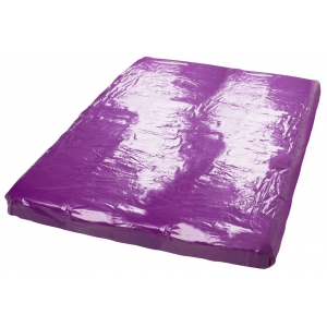 Fetish Collection Vinyl Bed Sheet purple