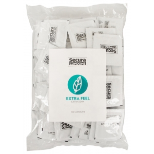 Secura Condoms Preservativi extra Feel sottili x100