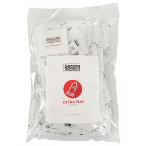 Secura Condoms Secura Extra Fun 100pcs Bag