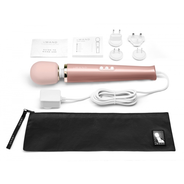 Wand Powerful Plug-In 34cm - Tête 62mm Rose Gold