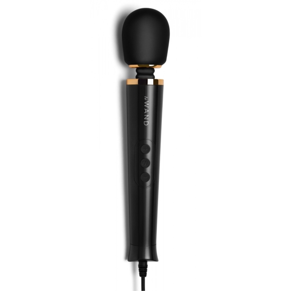 Wand POWERFUL PETITE PLUG-IN 25cm - Tête 47mm Noir