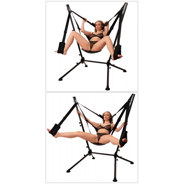 Freistehende Schaukel Sex Swing Schwarz