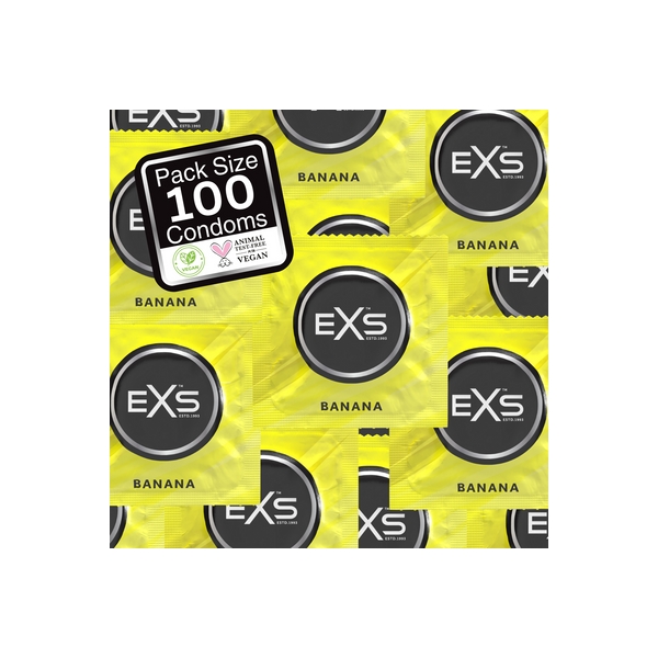 Condones con sabor a plátano x100