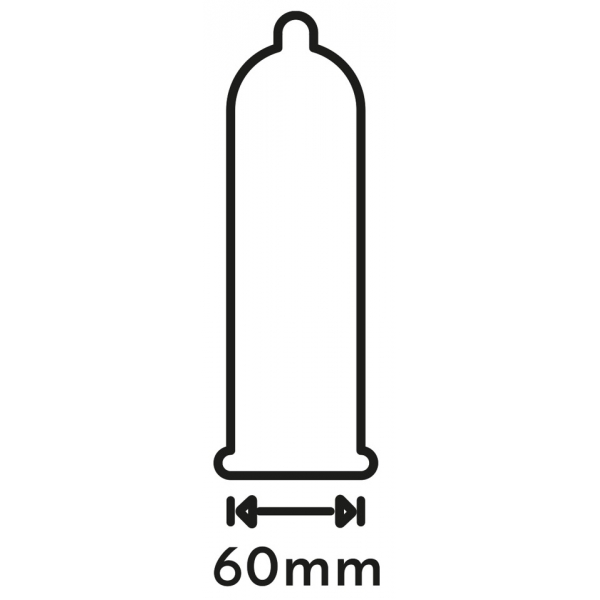 XXL-Kondome aus Latex Extra Large x12