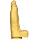 Blood Vessel Large Silicone Dildo GOLD