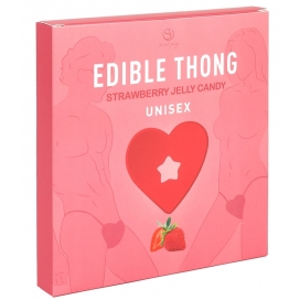 Comestible Thong Strawberry Champagne 36g