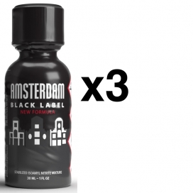 AMSTERDAM Black Label 30ml x3