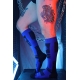 Calcetines altos Hypnotix Negro-Azul