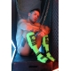 Chaussettes hautes HYPNOTIX Breedwell Noir-Vert neon