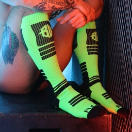 Hohe Socken Hypnotix Schwarz-Neongrün