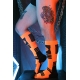 Chaussettes hautes HYPNOTIX Breedwell Noir-Orange