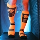 Chaussettes hautes Hypnotix Noir-Orange