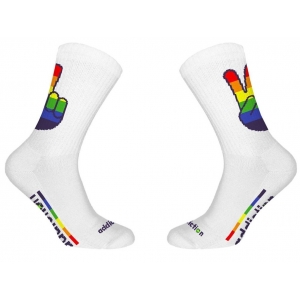 Addiction Chaussettes blanches Pride Peace Addiction