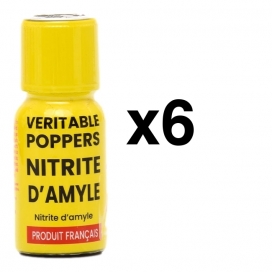 Genuine Amyl Nitrite Poppers 15ml x6