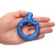 Cockring Silicone POSEIDON'S OCTO-RING Bleu