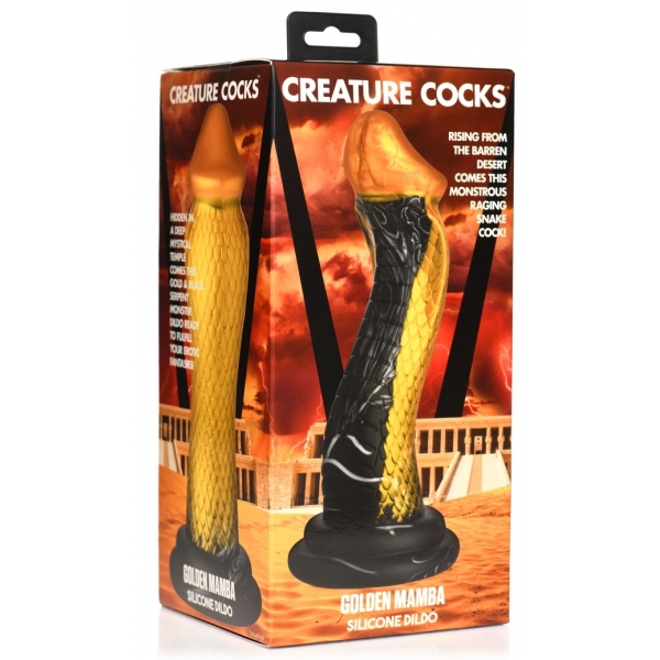 Dildo Golden Mamba 20 x 6 cm