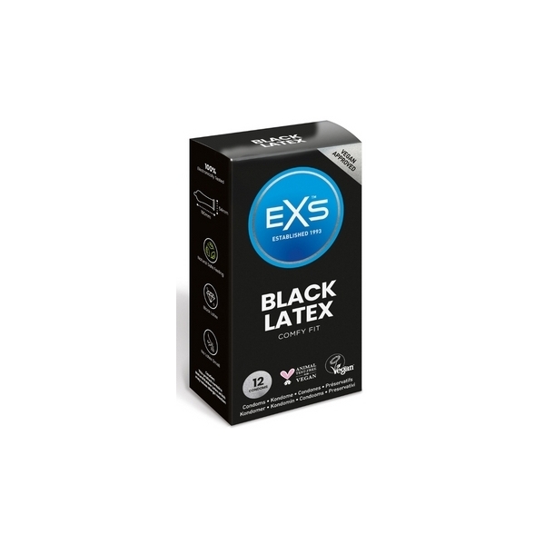 Préservatifs Latex Black x12