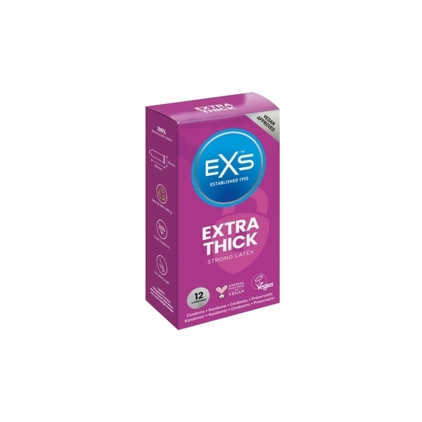 Extra Safe thick condoms x12