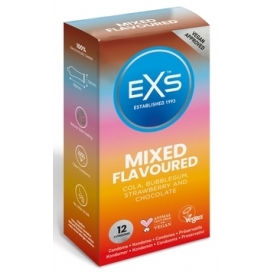 Flavored Condoms Mixed Flavours x12