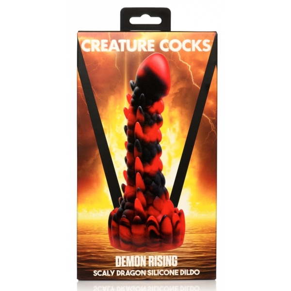 Dildo Demon Stijgend 17 x 6,5cm