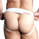 OXJOK HUNKER Comfy Pouch Slider Jock White Snow