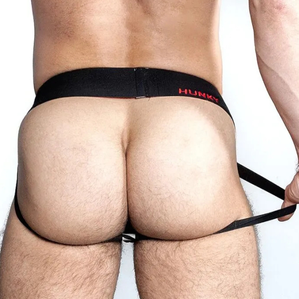 OXJOK HUNKER Comfy Pouch Slider Jock Red Hot