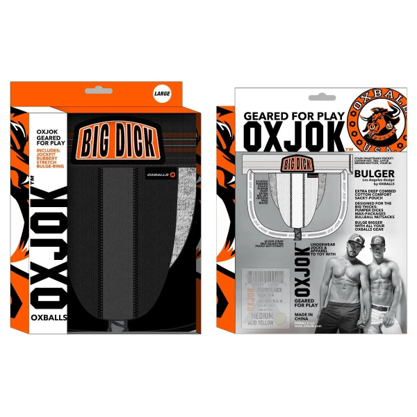 OXJOK BULGER Pumper Slider Jock Black Iron 