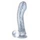 Luie Transparante Jelly Dildo 13 x 3.5cm