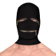 Black SM balaclava with closures