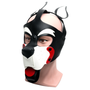 665 Puppy 665 Masker Wit en Rood