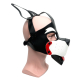 Maske Puppy 665 Weiß und Rot