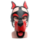 Puppy 665 Mask Red and White