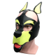 665 Playful Pup Hood Black/Yellow