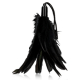 Plumeau Feather Tickler 20cm Noir