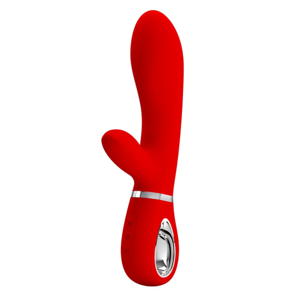 Vibro Conejo Thomas 11 x 3,8cm Rojo